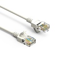 Bestlink Netware CAT6A UTP Slim Ethernet Network Booted Cable 28AWG- 5ft- White 100256WT